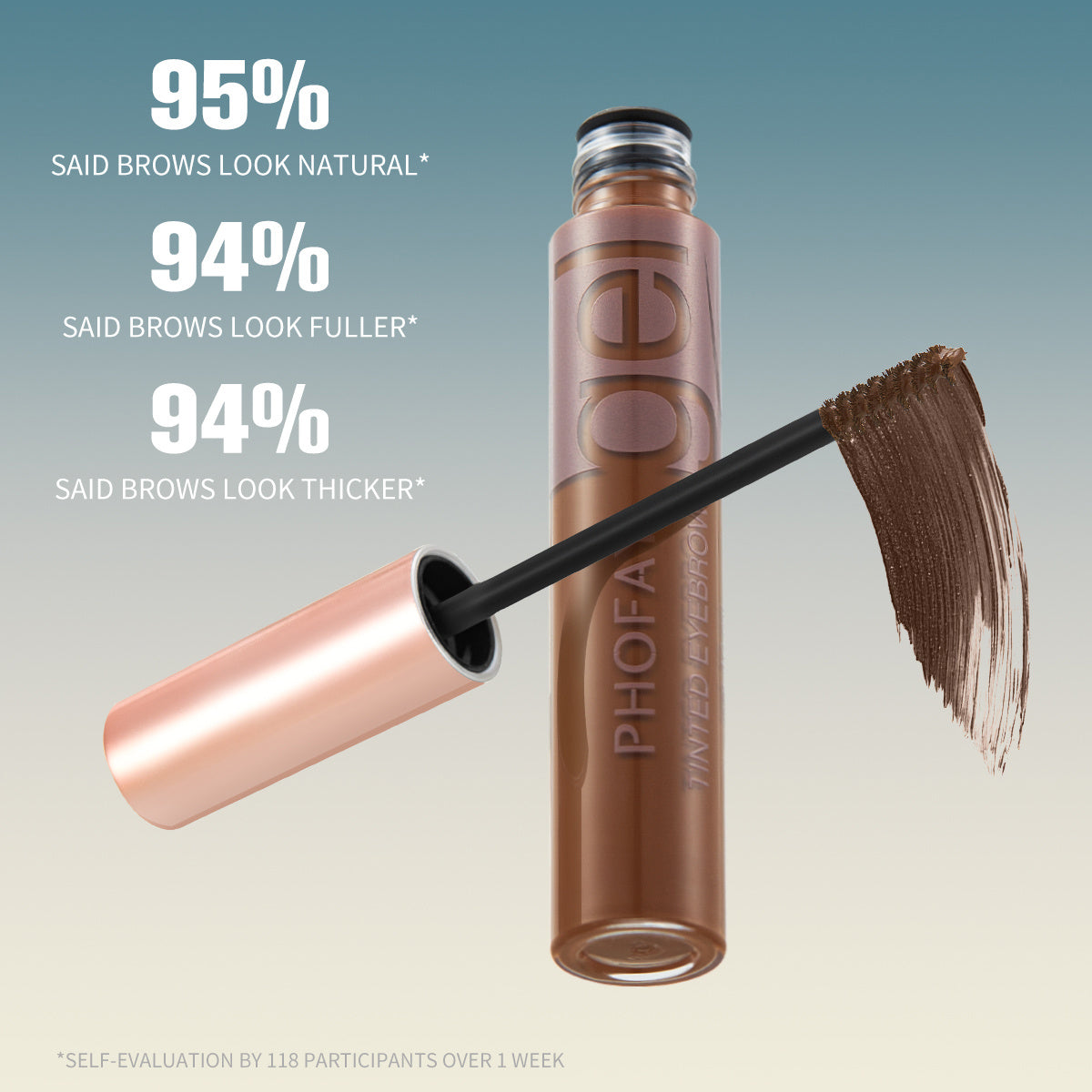 NUÏA Brow Shade™ | Tinted waterproof Brow Gel