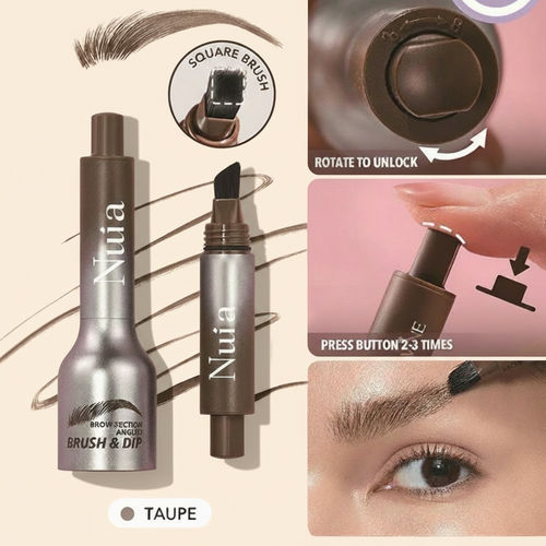NUÏA Brow Sculpt™ | Brow Cream & Precision Brush