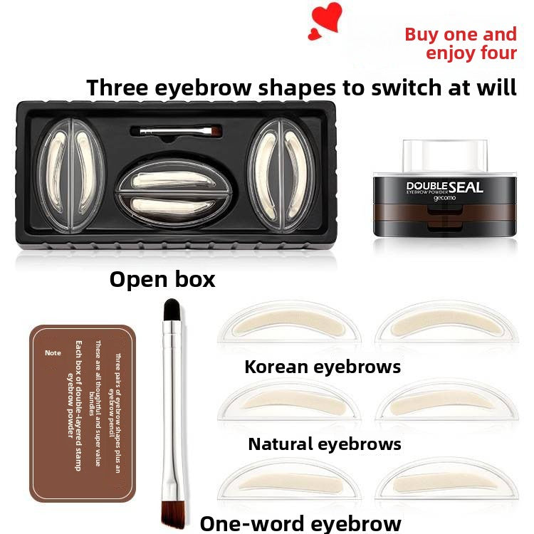 NUÏA Brow Stamp™ | Dual-Ended Powder Stamp & Spoolie