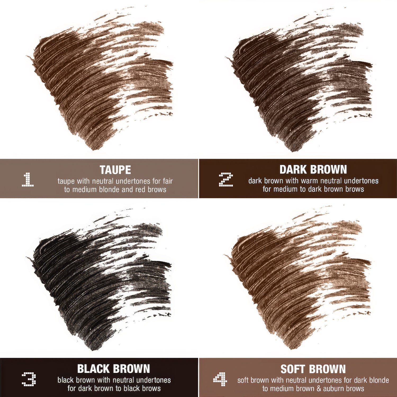 NUÏA Brow Shade™ | Tinted waterproof Brow Gel