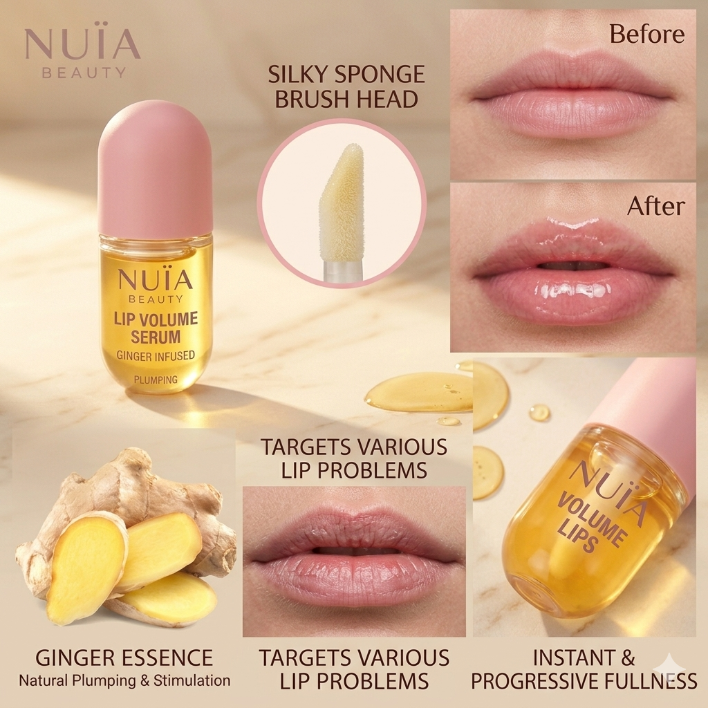 NUÏA Silk™ | Nourishing Lip Plumping Oil